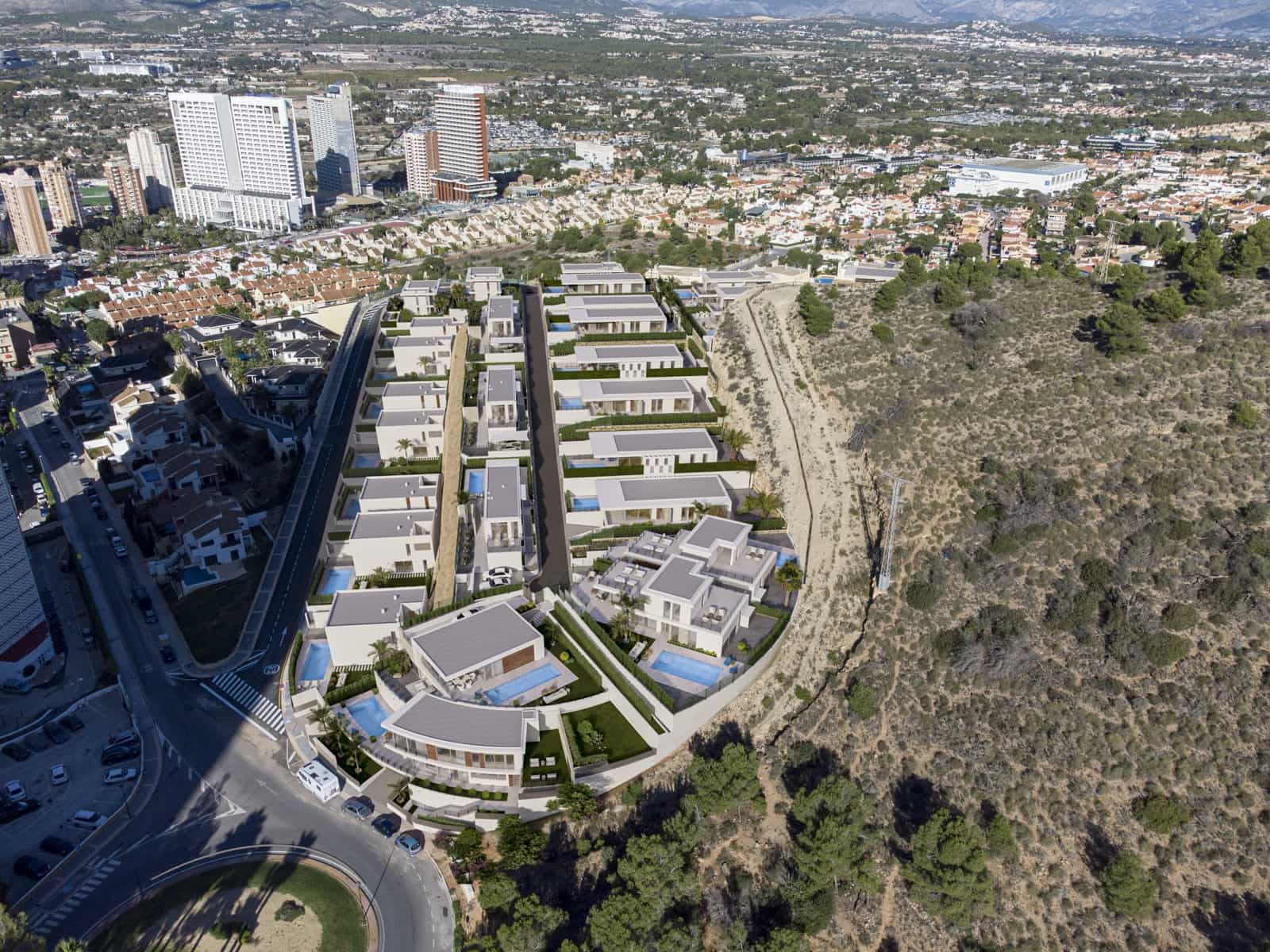 3 sypialnia Willa na sprzedaż w Benidorm z basenem garażem - 1 157 380 € (Ref: 9348081)