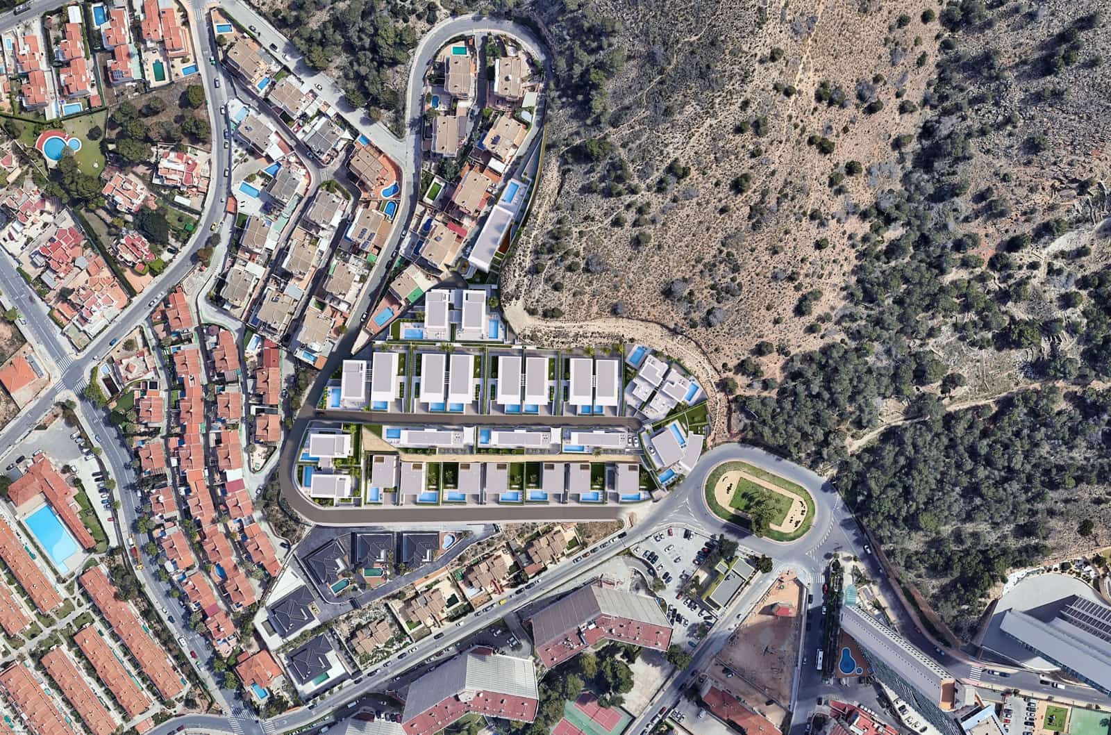 3 sypialnia Willa na sprzedaż w Benidorm z basenem garażem - 1 157 380 € (Ref: 9348081)