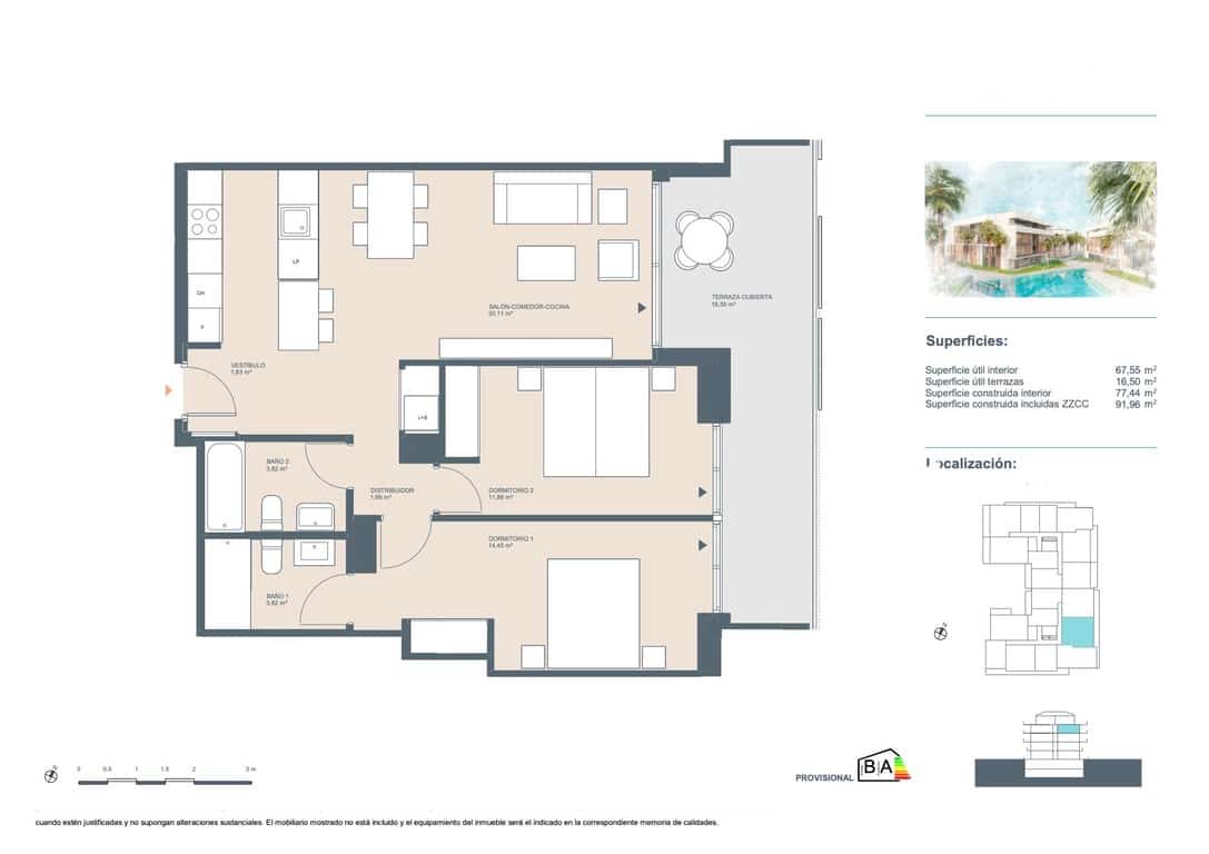2 bedroom Apartment for sale in Javea / Xabia with pool garage - € 535,000 (Ref: 9412904)