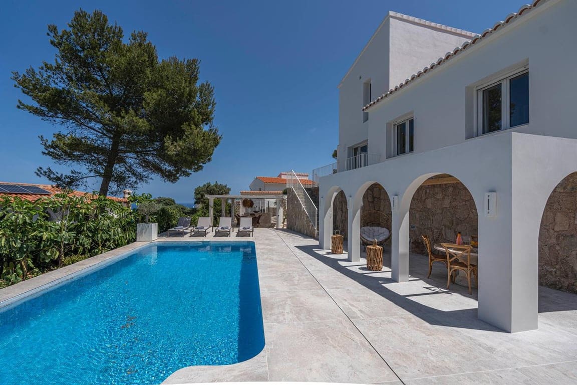 Villa/Maison de 3 chambres à louer à Javea / Xabia avec piscine garage - 4 000 € (Ref: 9723546)