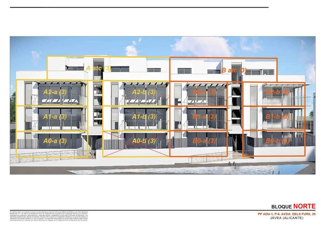 Apartamento de 3 habitaciones en Javea / Xàbia en venta con piscina garaje - 610.000 € (Ref: 9765294)