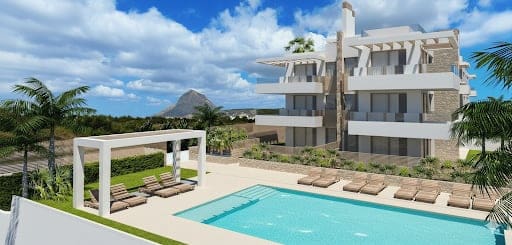 3 sypialnia Apartament na sprzedaż w Javea / Xabia z basenem garażem - 450 000 € (Ref: 9892986)
