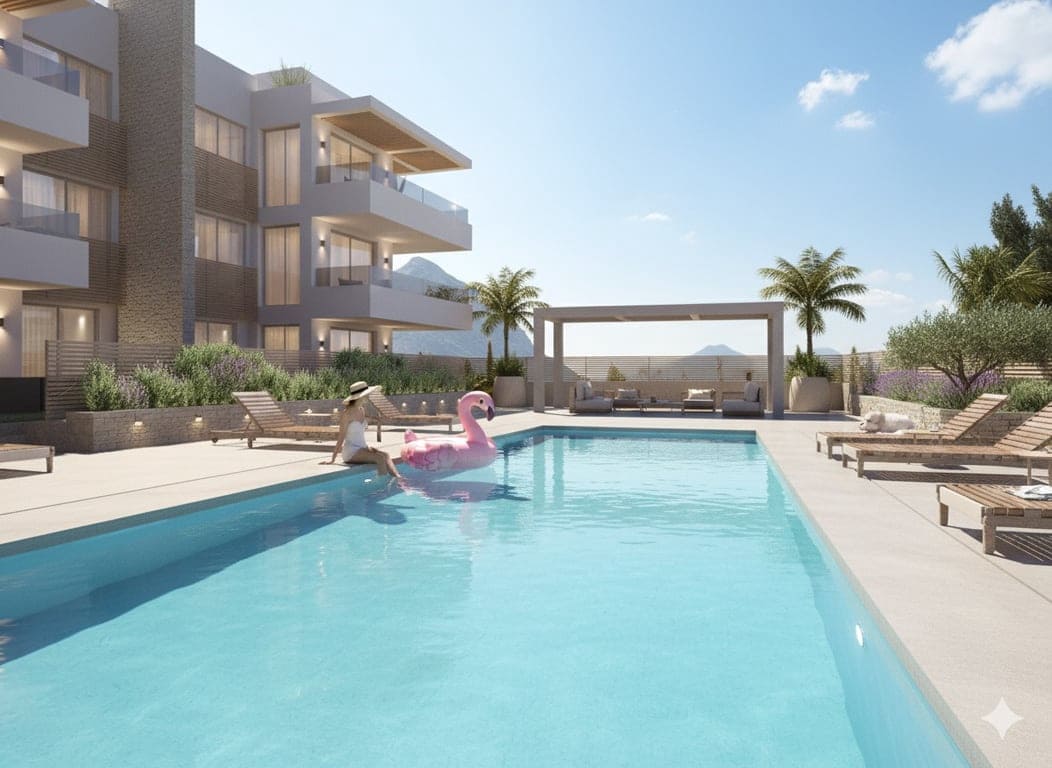 3 sypialnia Apartament na sprzedaż w Javea / Xabia z basenem garażem - 450 000 € (Ref: 9892986)