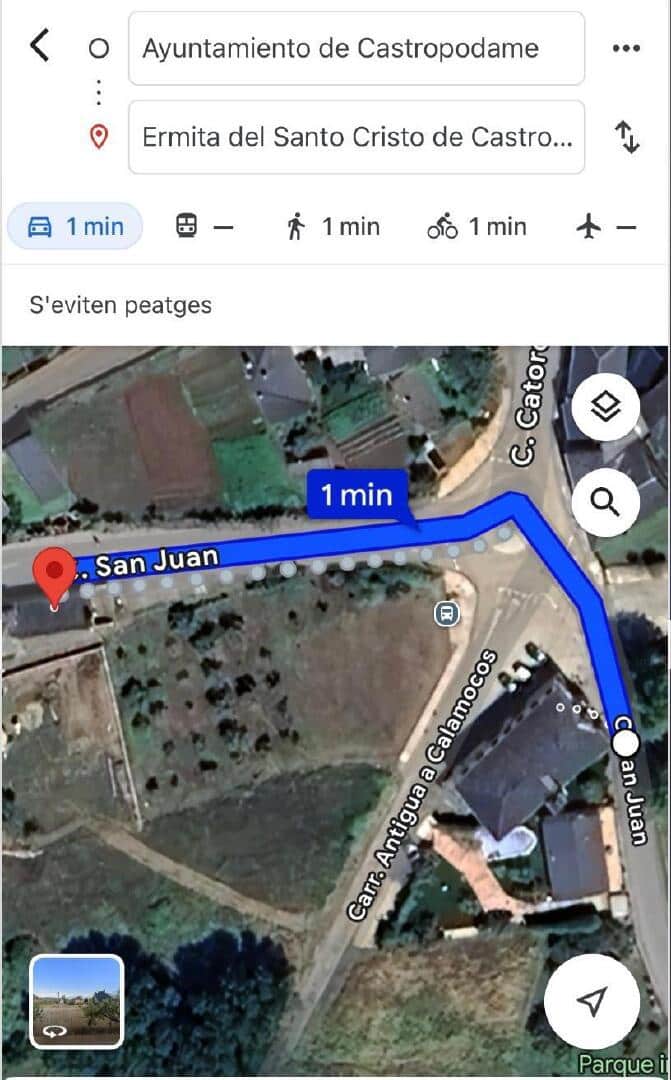 Ubebygd land til salgs i Castropodame - € 50 000 (Ref: 9413253)