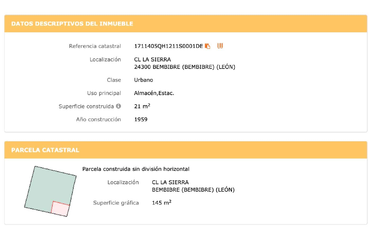 Terreno/Finca Rústica en Bembibre en venta - 12.650 € (Ref: 9488131)