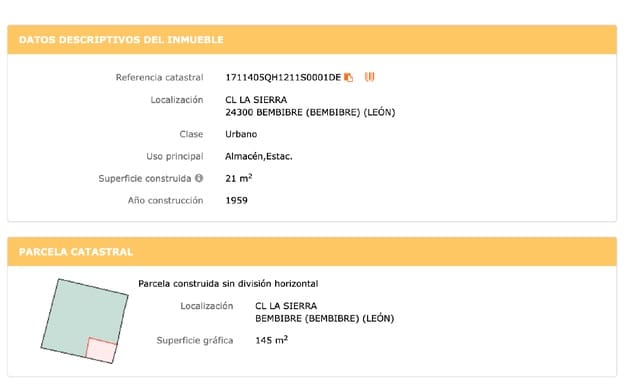 Terreno/Finca Rústica en Bembibre en venta - 12.650 € (Ref: 9488131)