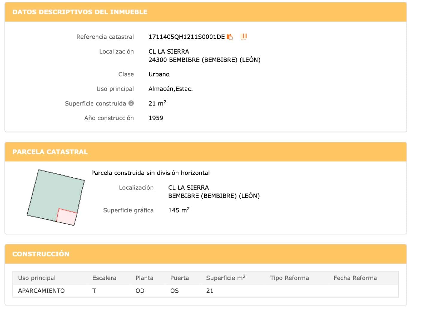Terreno/Finca Rústica en Bembibre en venta - 12.650 € (Ref: 9488131)