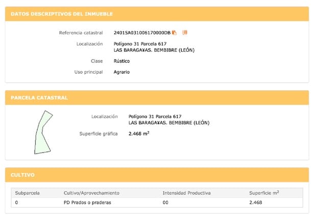 Terreno/Finca Rústica en Bembibre en venta - 6.000 € (Ref: 9488247)