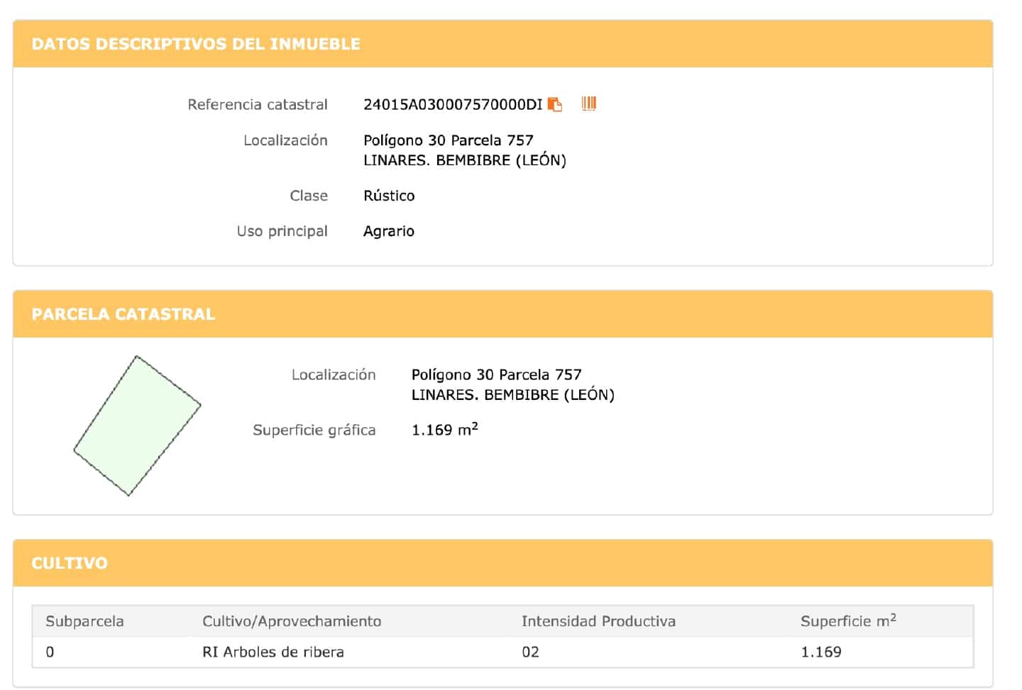 Undeveloped Land for sale in Bembibre - € 6,000 (Ref: 9488247)