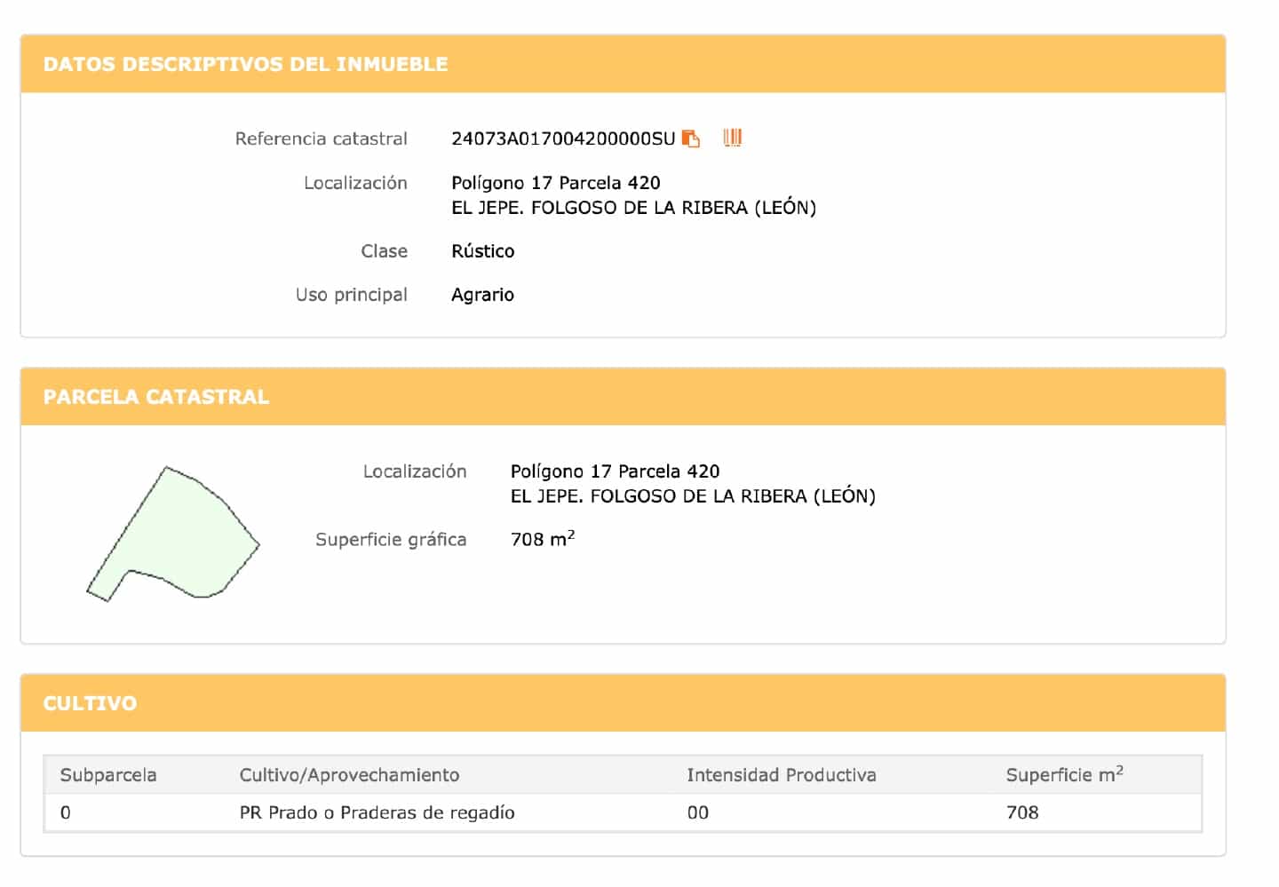 Undeveloped Land for sale in Quintana del Castillo - € 9,700 (Ref: 9488248)