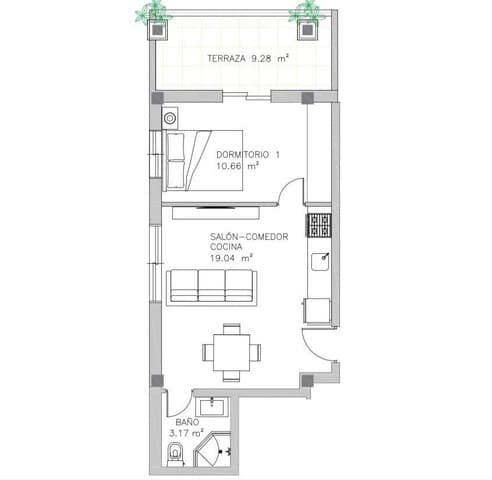 Apartamento de 1 habitación en Rincón de la Victoria en venta con piscina garaje - 219.000 € (Ref: 10094952)