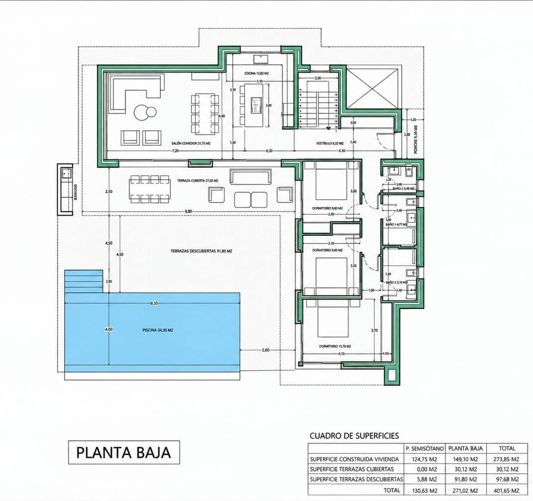 4 bedroom Villa for sale in Monte Solana with pool garage - € 799,000 (Ref: 10148262)