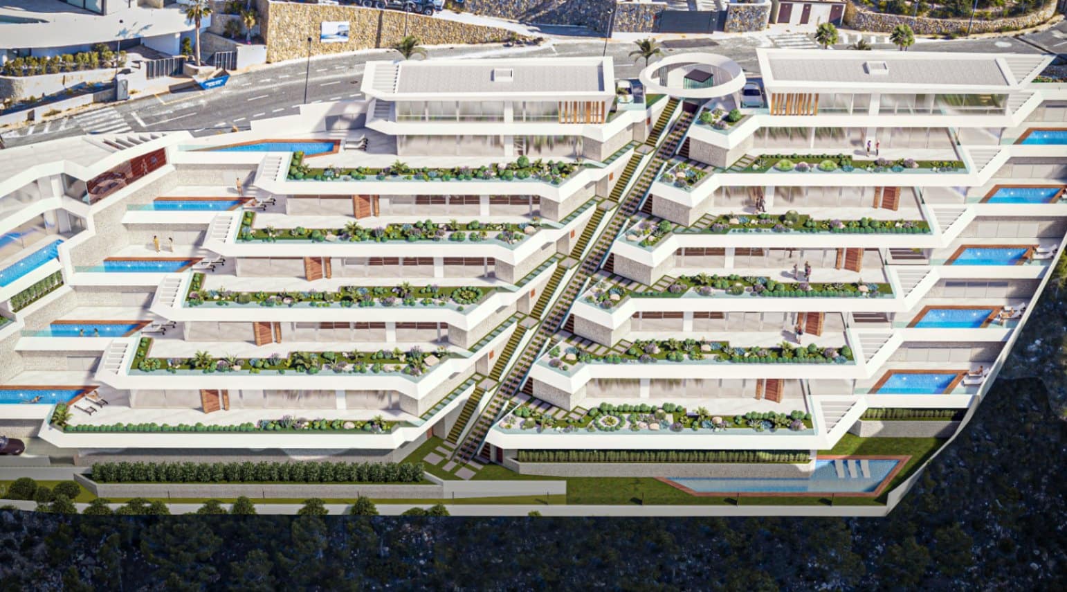 4 soverom Penthouse til salgs i Altea med svømmebasseng garasje - € 2 150 000 (Ref: 9428259)