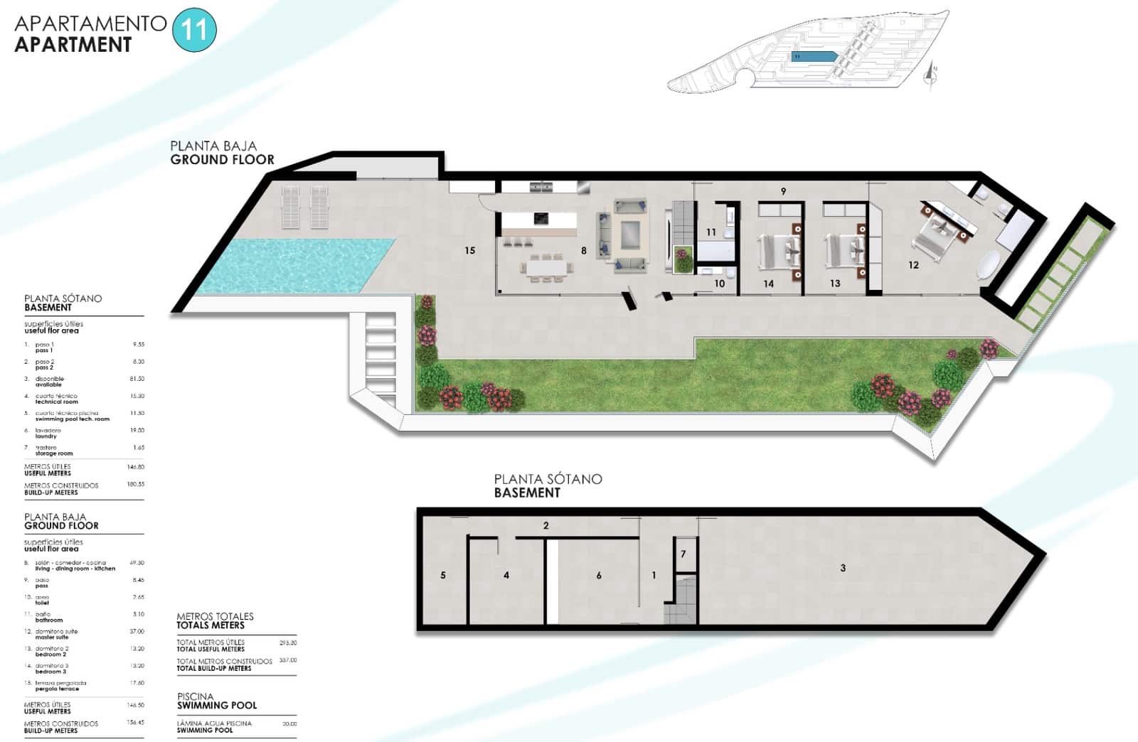 3 soveværelse Lejlighed til salg i Altea med swimmingpool garage - € 1.200.000 (Ref: 9428261)