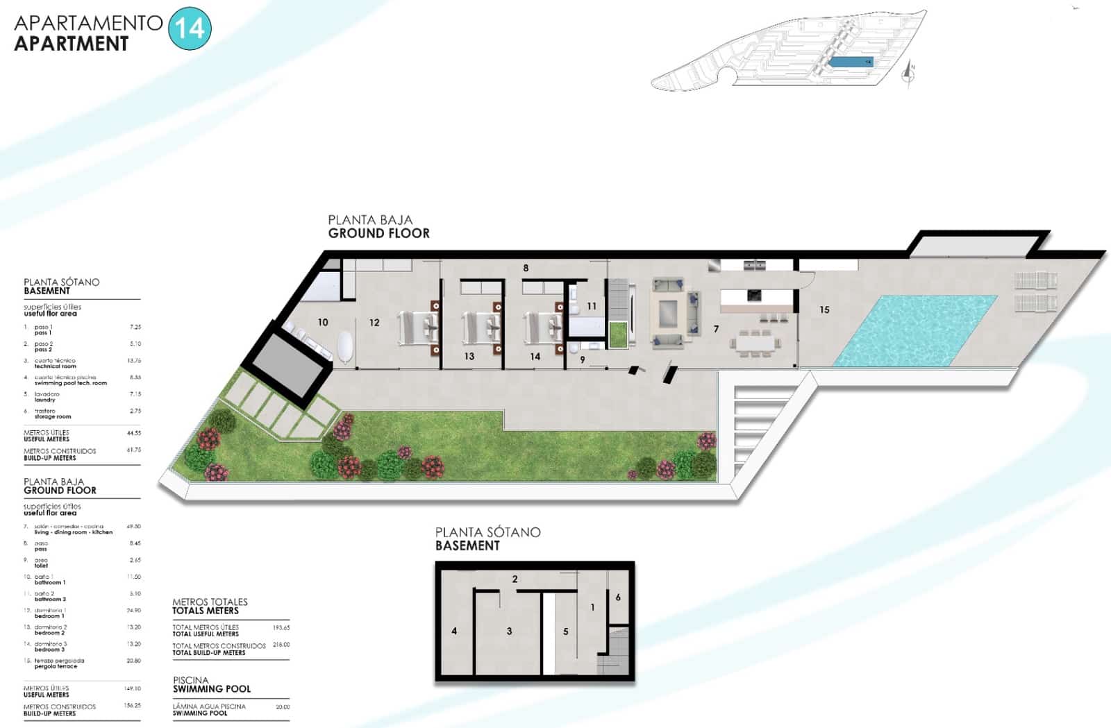 3 soveværelse Lejlighed til salg i Altea med swimmingpool garage - € 1.200.000 (Ref: 9428261)