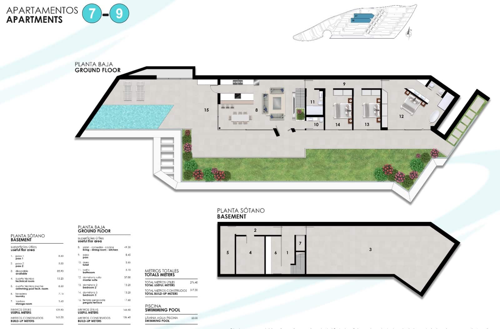 3 soveværelse Lejlighed til salg i Altea med swimmingpool garage - € 1.200.000 (Ref: 9428261)