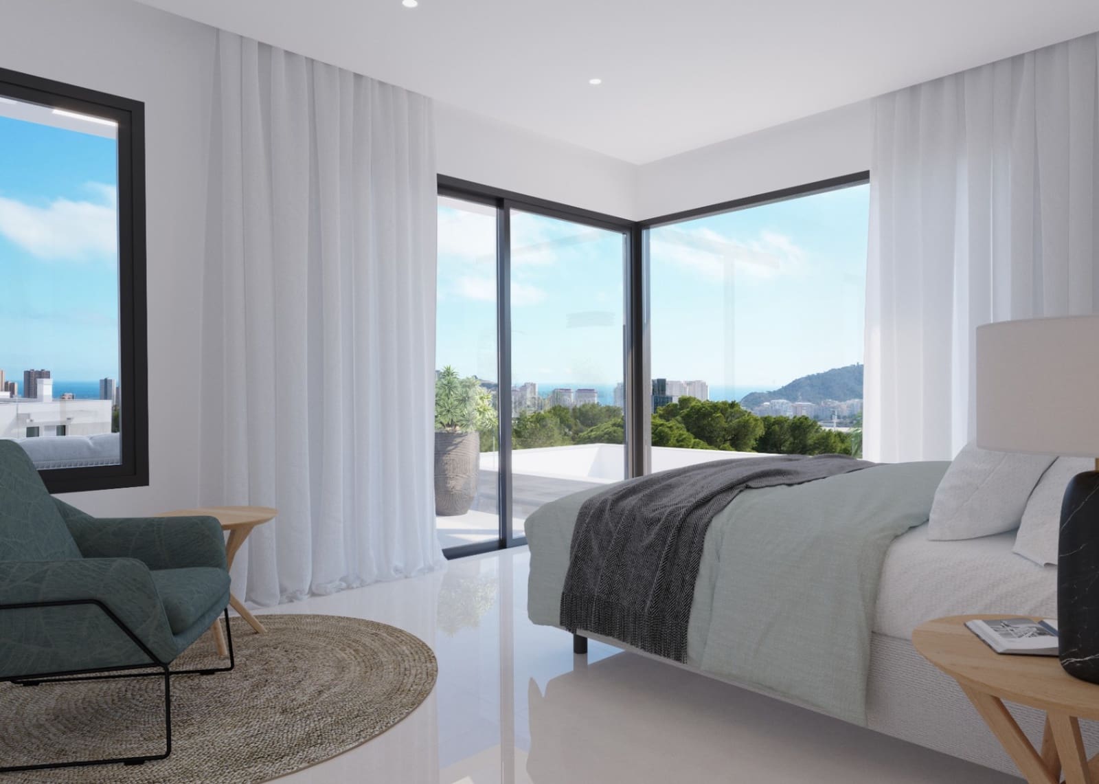 3 sypialnia Willa na sprzedaż w Finestrat z basenem garażem - 1 100 000 € (Ref: 9428270)
