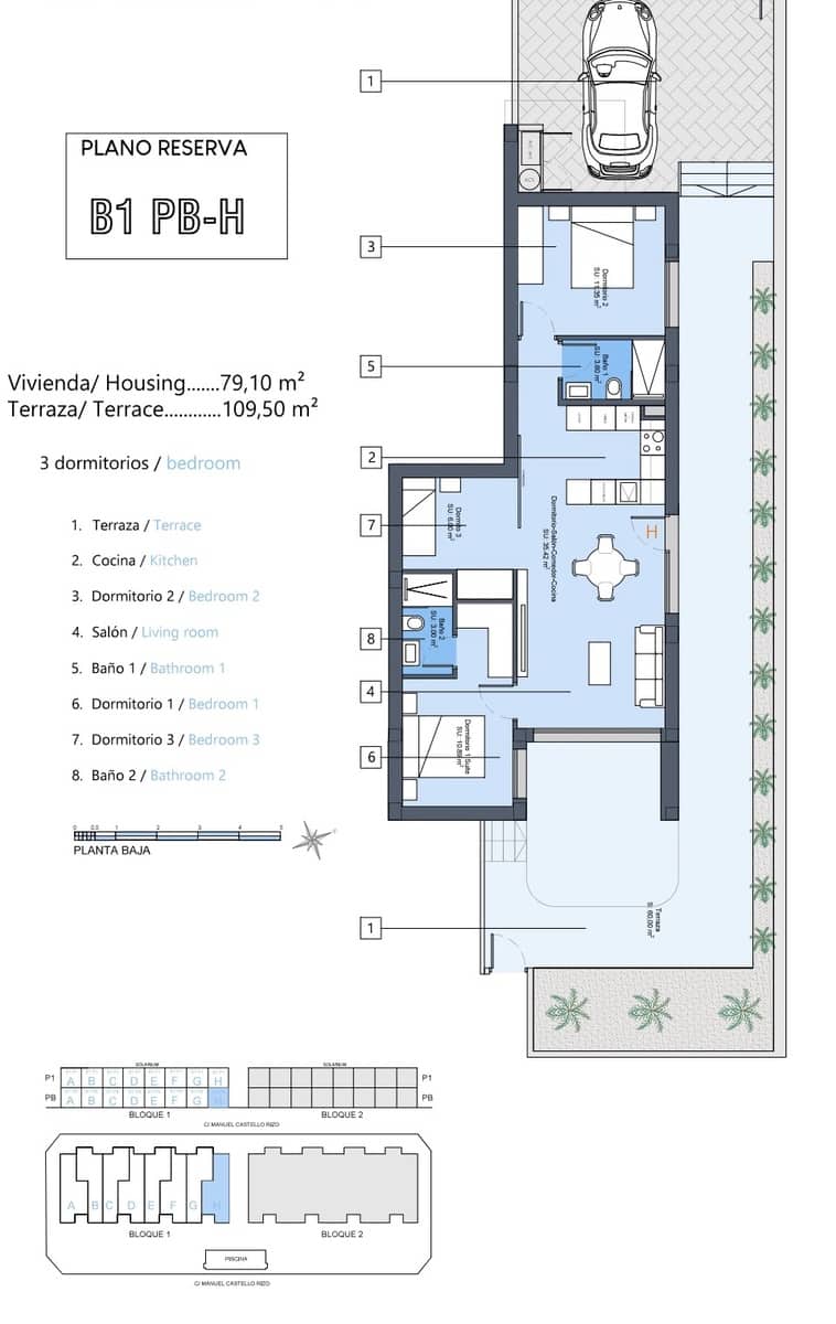 3 chambre Appartement à vendre à Dolores avec piscine garage - 279 900 € (Ref: 9523689)