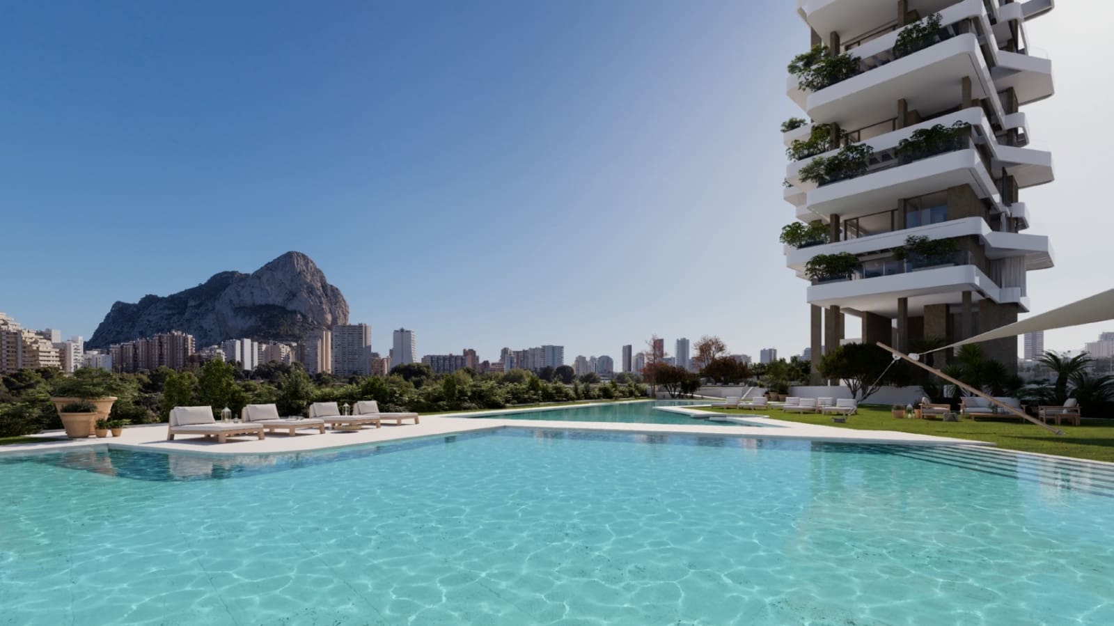 3 Zimmer Penthouse zu verkaufen in Calpe / Calp mit Pool Garage - 1.562.000 € (Ref: 9523691)