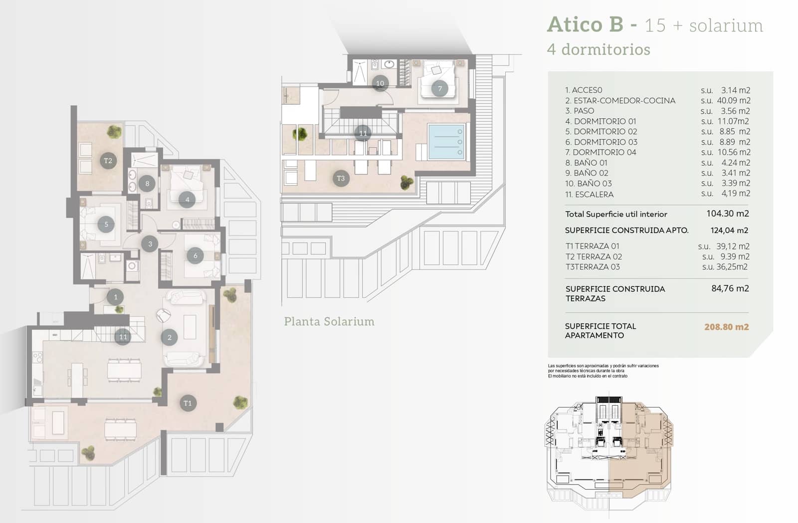 Ático de 4 habitaciones en Calpe / Calp en venta con piscina garaje - 1.017.000 € (Ref: 9523694)