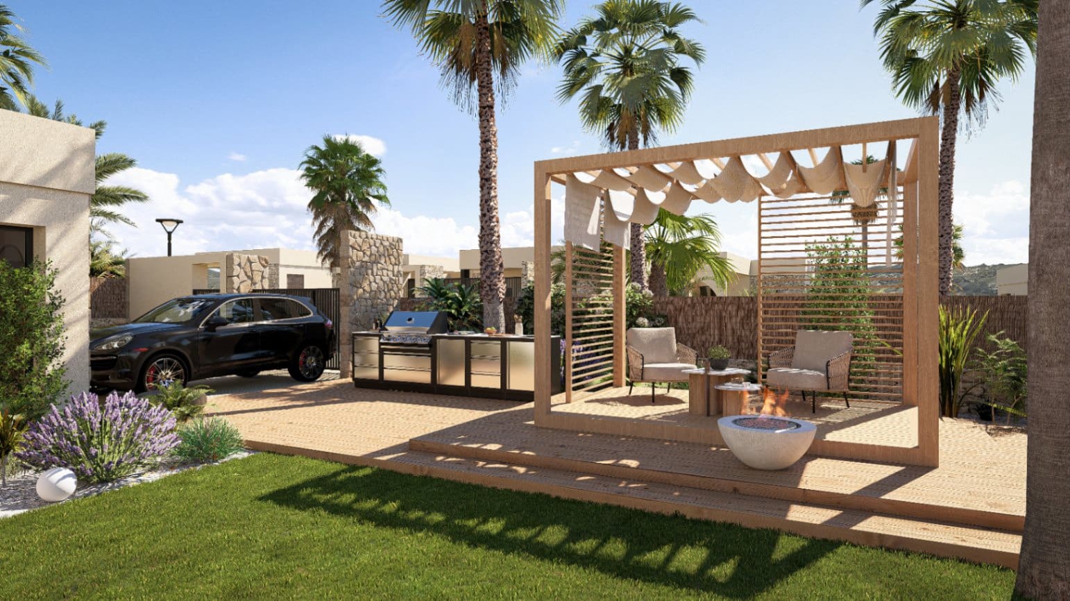 2 bedroom Villa for sale in Banos y Mendigo with pool garage - € 403,000 (Ref: 9530935)