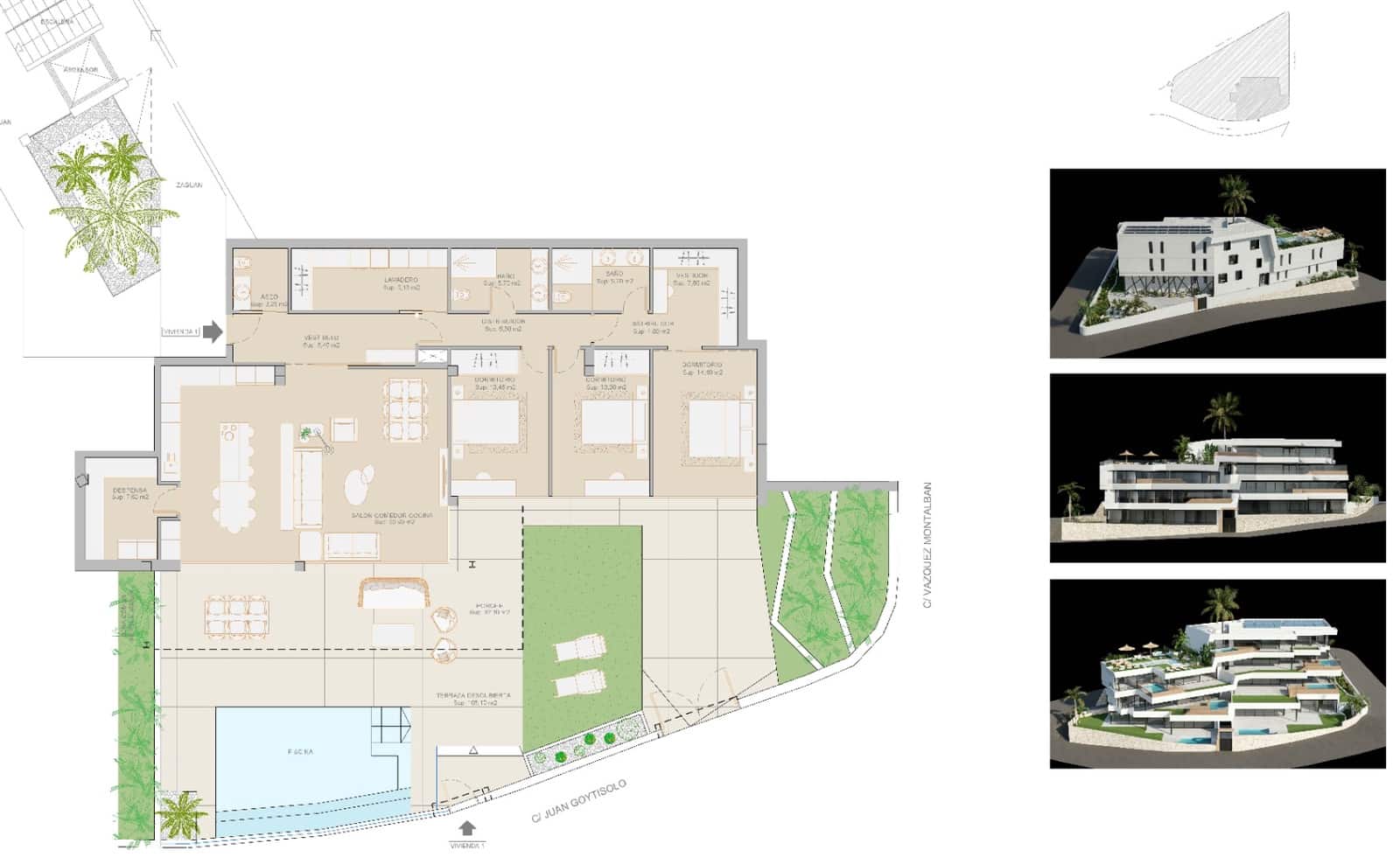 3 sypialnia Apartament na sprzedaż w Aguilas z basenem garażem - 900 000 € (Ref: 9536502)