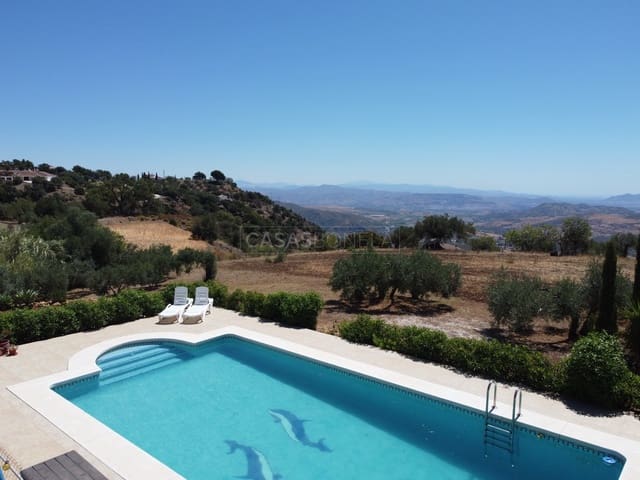 3 sypialnia Finka/Dom wiejski na sprzedaż w Casarabonela z basenem garażem - 595 000 € (Ref: 9416083)