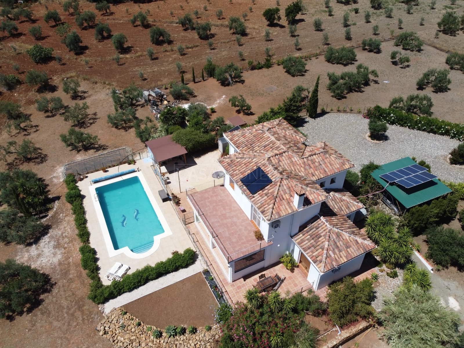 3 sypialnia Finka/Dom wiejski na sprzedaż w Casarabonela z basenem garażem - 595 000 € (Ref: 9416083)