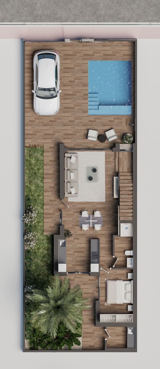 3 quarto Moradia para venda em San Pedro del Pinatar com piscina - 479 900 € (Ref: 9447124)