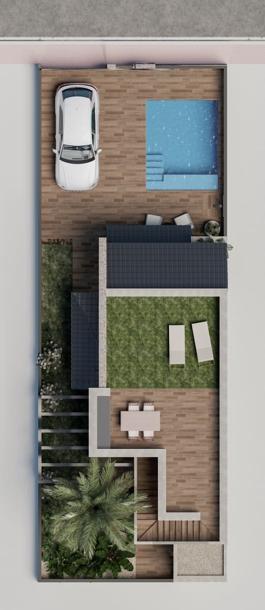 3 quarto Moradia para venda em San Pedro del Pinatar com piscina - 479 900 € (Ref: 9447124)