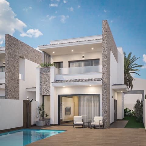 3 quarto Moradia para venda em San Pedro del Pinatar com piscina - 479 900 € (Ref: 9447124)