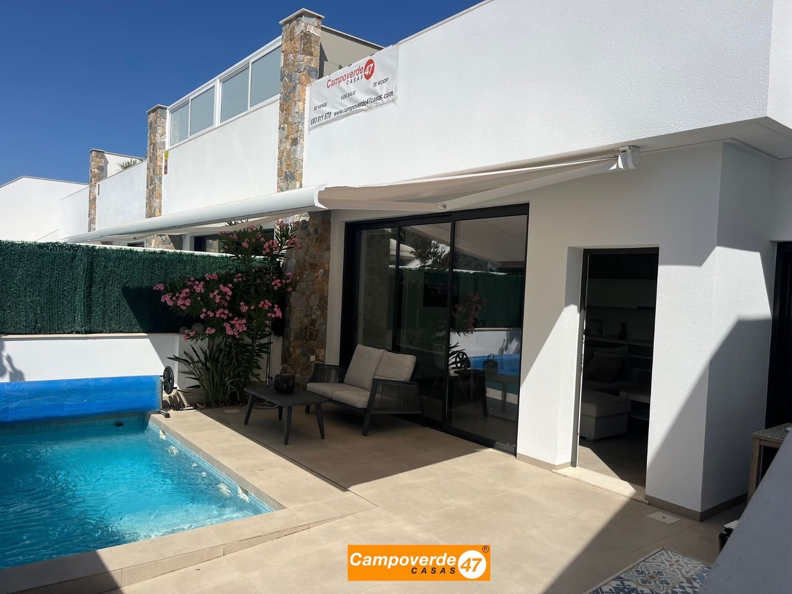 3 bedroom Villa for sale in Pilar de la Horadada with pool garage - € 339,900 (Ref: 9804833)