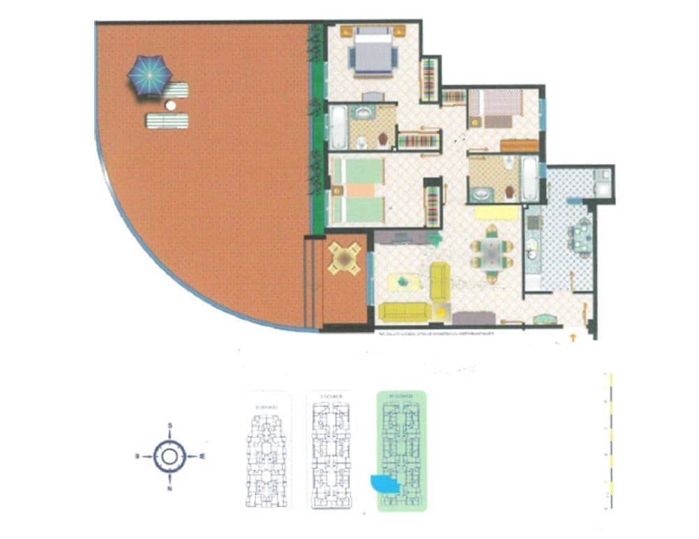 3 makuuhuone Huoneisto myytävänä paikassa Marbella mukana uima-altaan 
autotalli - 699 000 € (Ref: 9382427)