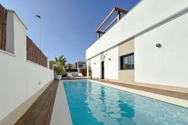 Pareado de 2 habitaciones en Santiago de la Ribera, San Javier en venta con piscina - 499.000 € (Ref: 10010178)