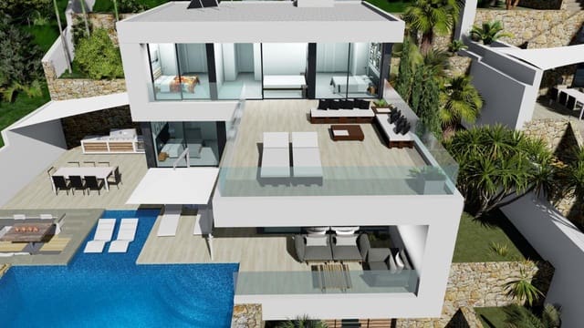 Chalet de 4 habitaciones en Maryvilla, Calpe / Calp en venta con piscina - 1.550.000 € (Ref: 10018829)