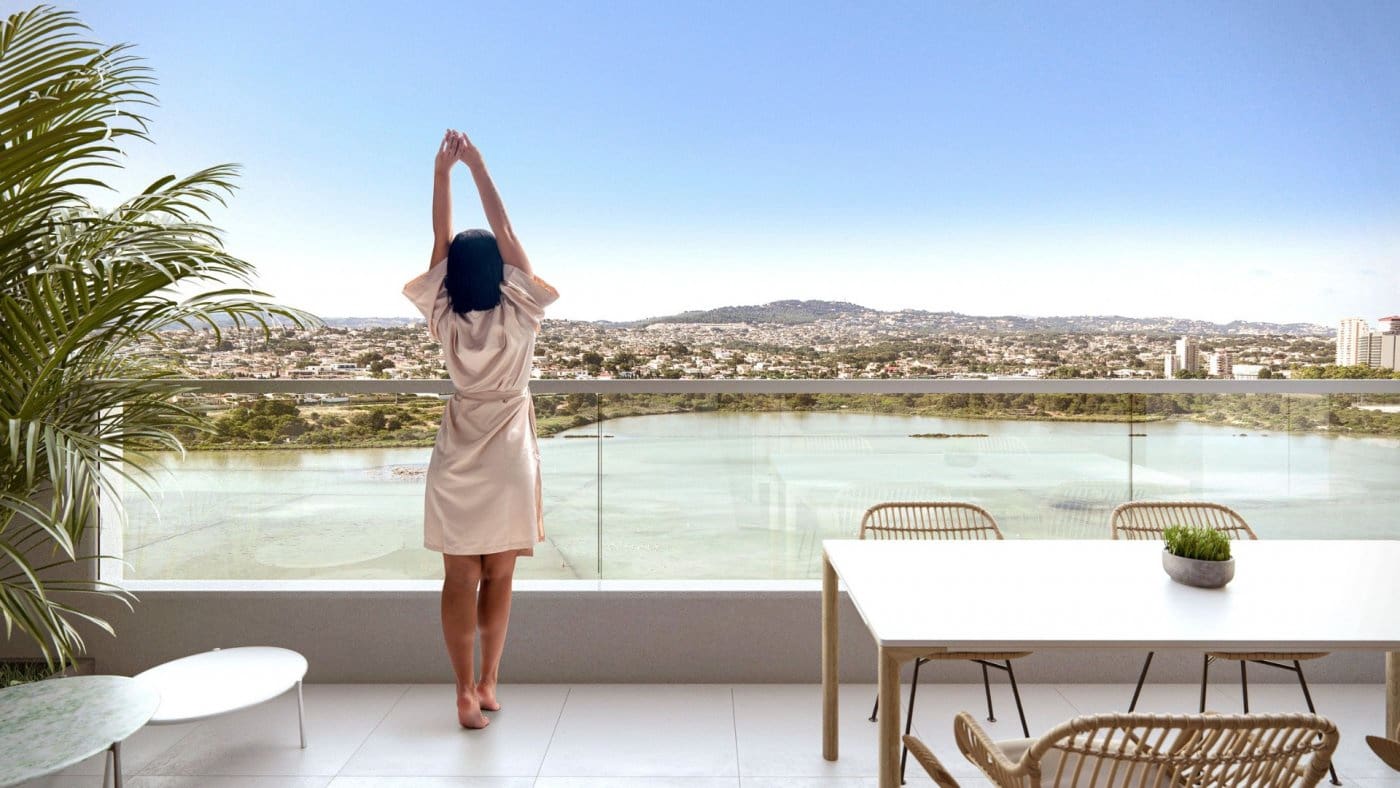 Apartamento de 2 habitaciones en Calpe / Calp en venta con piscina garaje - 620.000 € (Ref: 10018851)