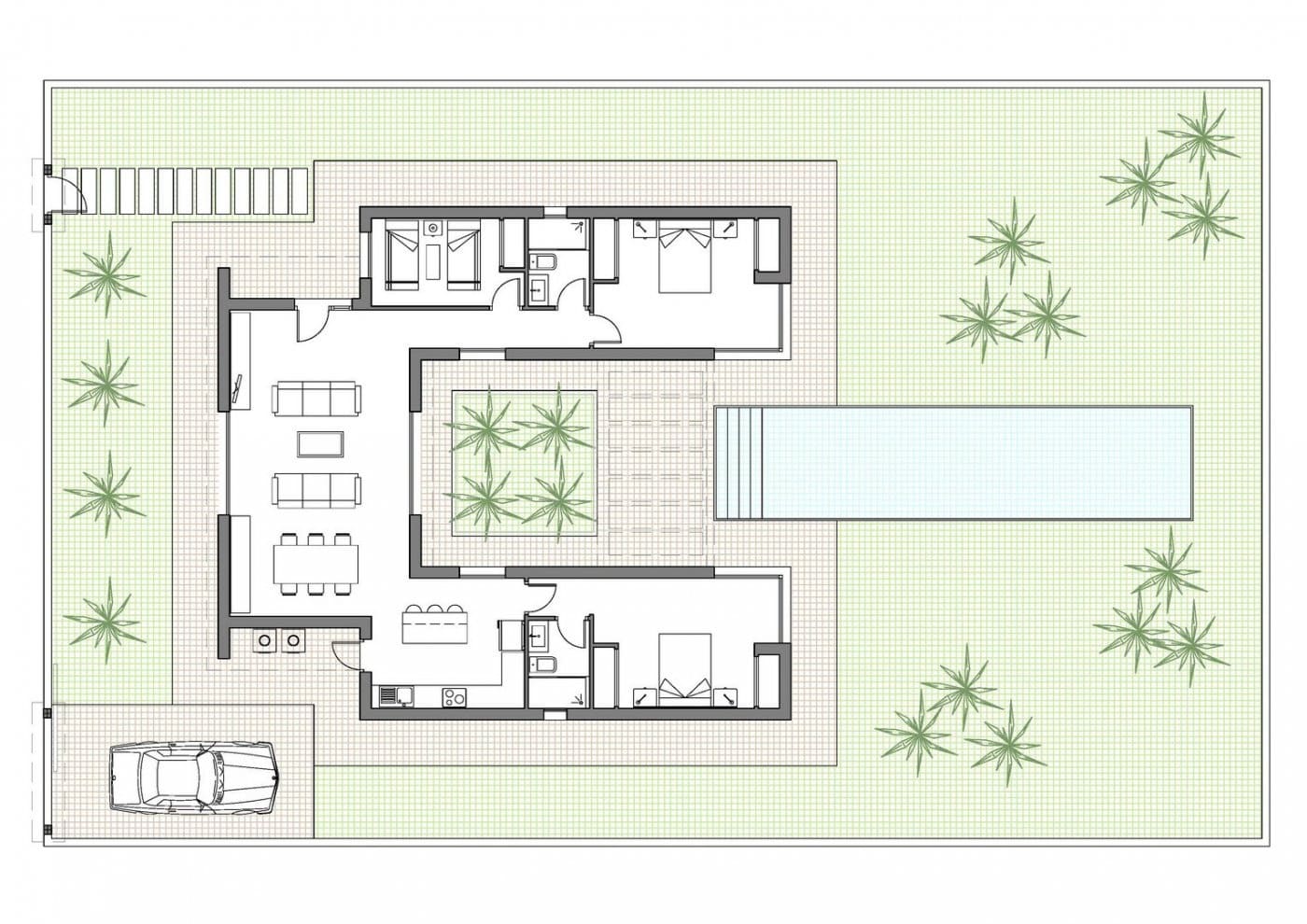 3 soveværelse Villa til salg i Benijofar med swimmingpool - € 657.000 (Ref: 10018872)
