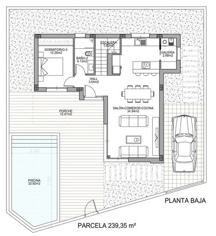 3 sovrum Villa till salu i Benijófar med pool garage - 586 000 € (Ref: 10018874)