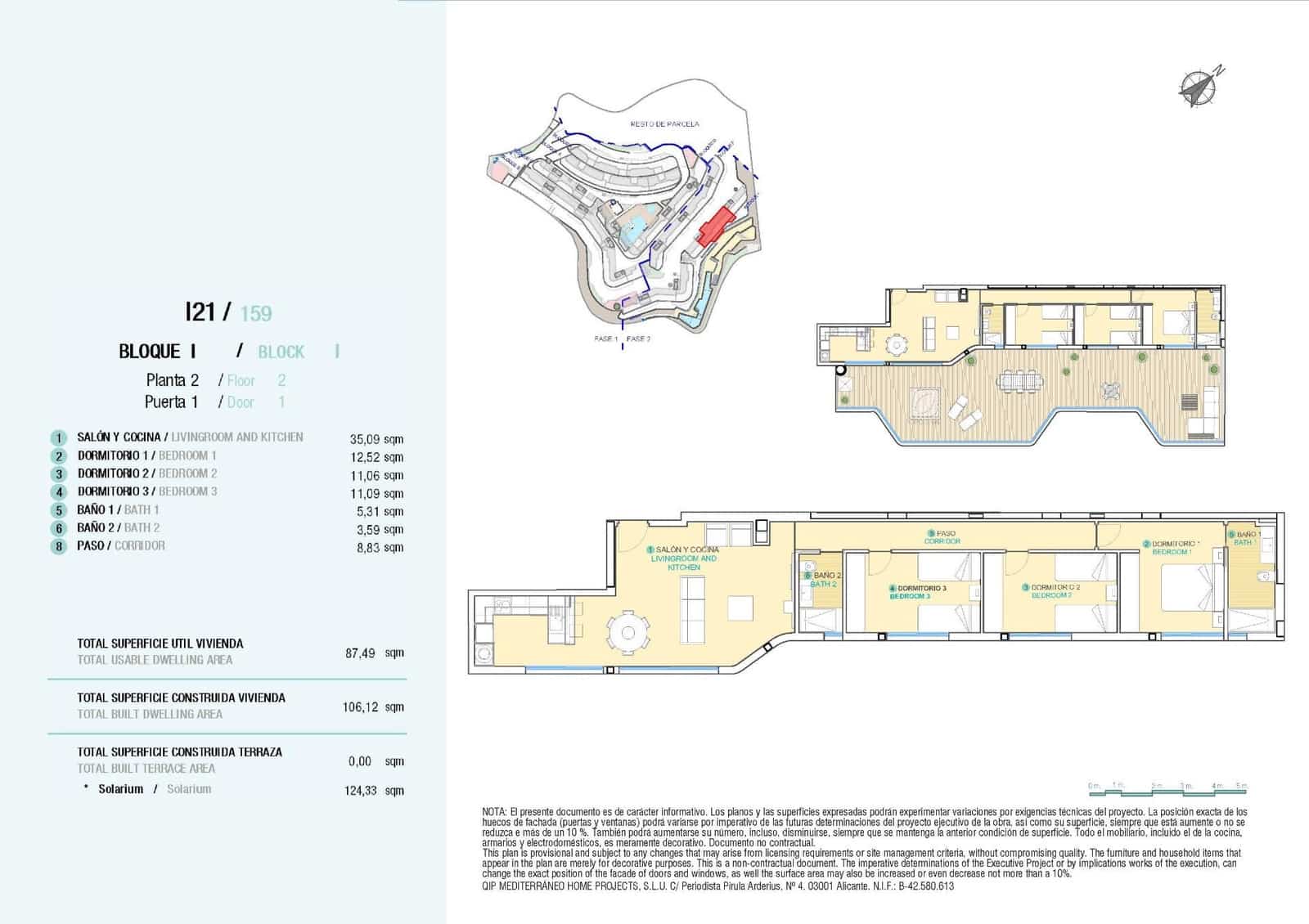 3 soverom Leilighet til salgs i Aguilas med svømmebasseng - € 579 000 (Ref: 10018887)