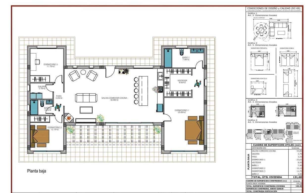 4 Zimmer Villa zu verkaufen in Pinoso mit Pool Garage - 436.000 € (Ref: 10020170)