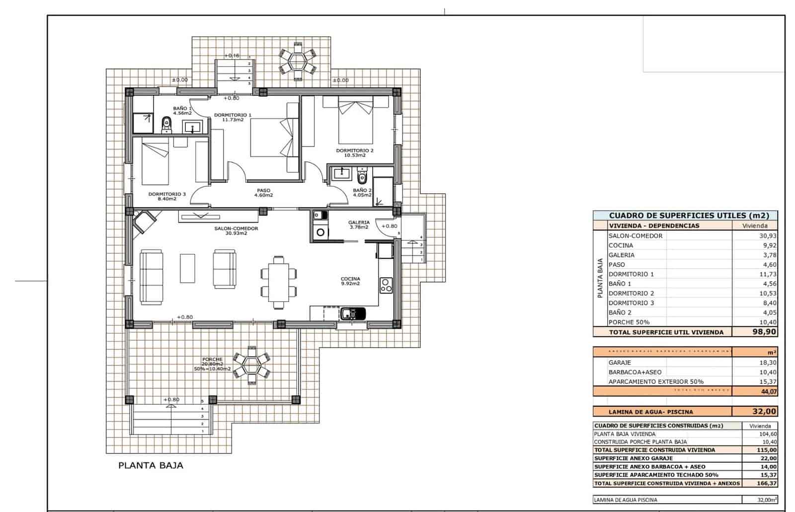 3 slaapkamer Villa te koop in Pinoso met zwembad garage - € 332.000 (Ref: 10020172)