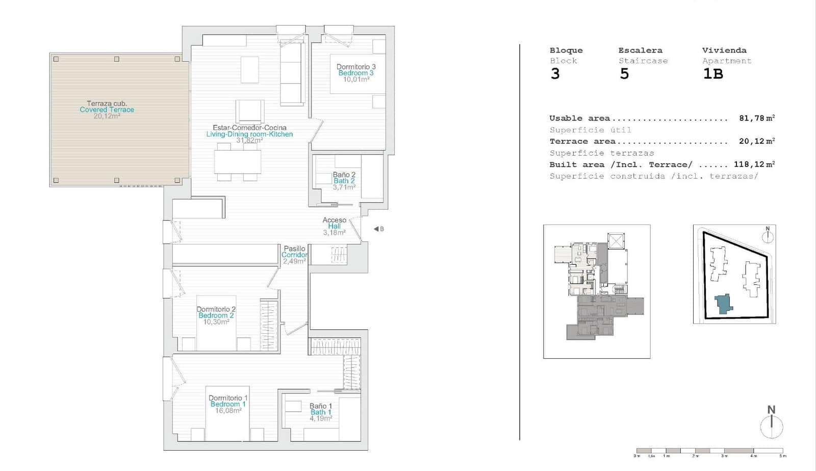 3 bedroom Apartment for sale in El Vergel / Verger with pool garage - € 470,000 (Ref: 10020177)