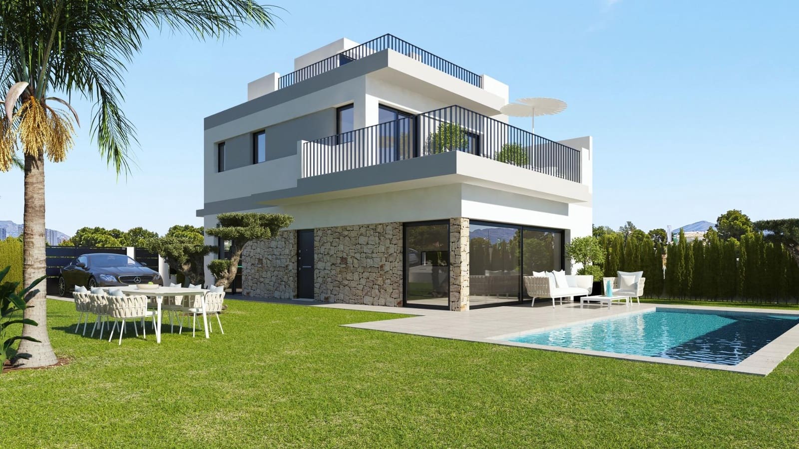 4 Zimmer Villa zu verkaufen in San Miguel de Salinas mit Pool Garage - 1.000.000 € (Ref: 10020204)