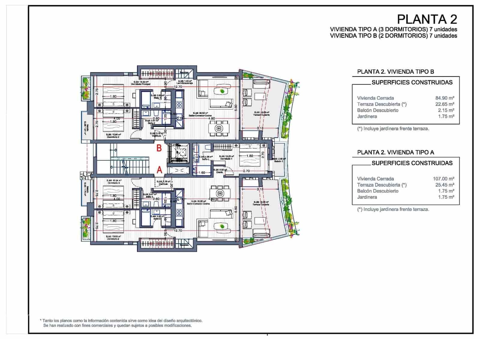 Apartamento de 2 habitaciones en La Manga Club en venta con piscina garaje - 600.000 € (Ref: 10020216)