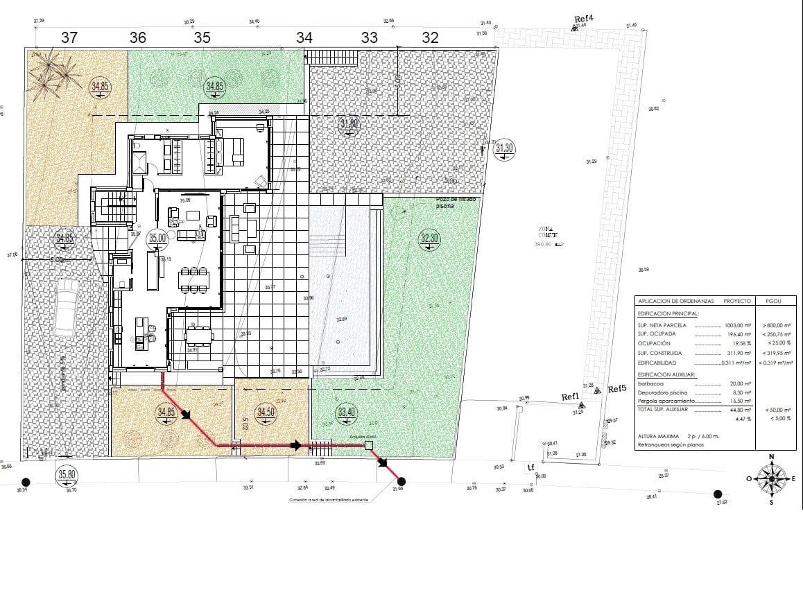5 sypialnia Willa na sprzedaż w Teulada-Moraira z basenem - 1 995 000 € (Ref: 10020219)