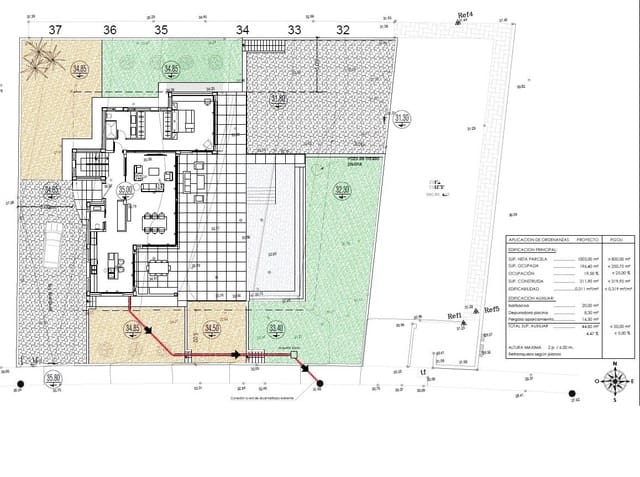 5 sypialnia Willa na sprzedaż w Benimeit - Tabaira, Teulada-Moraira z basenem - 1 995 000 € (Ref: 10020219)