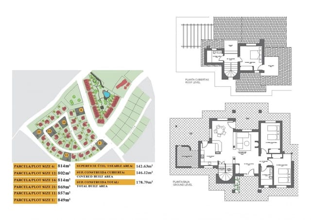 3 sovrum Villa till salu i Las Palas, Fuente Alamo de Murcia med garage - 320 000 € (Ref: 10020239)