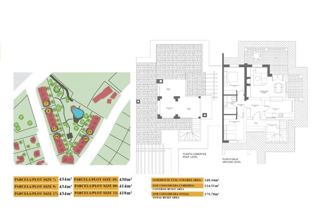 2 sovrum Villa till salu i Las Palas, Fuente Alamo de Murcia med garage - 242 000 € (Ref: 10020241)