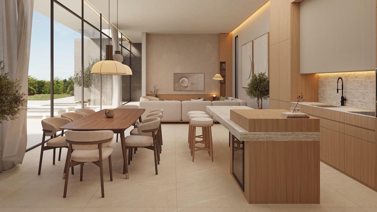 Chalet de 3 habitaciones en Calpe / Calp en venta con piscina - 1.525.000 € (Ref: 10020246)