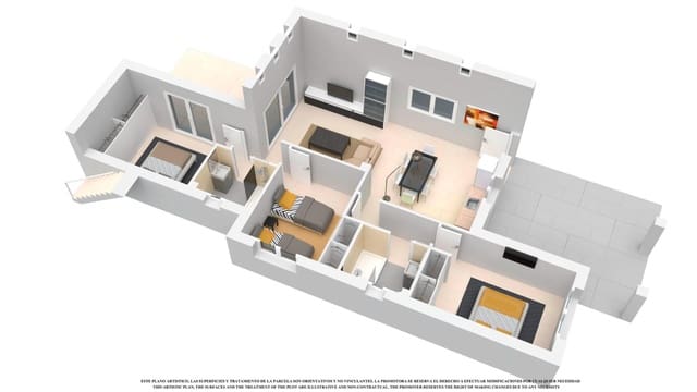 3 bedroom Villa for sale in Las Lomas de Rame - Bahía Bella, Los Alcázares - € 419,500 (Ref: 10026323)